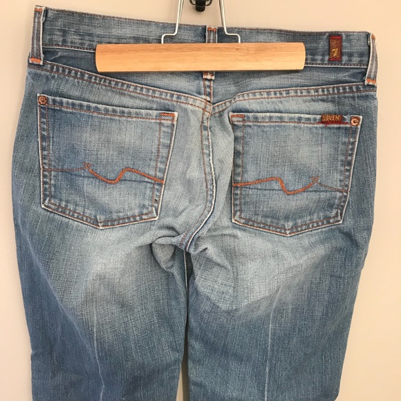 7 For All mankind 7FAM size 28 Bootcut Denim Jeans - Picture 2 of 8